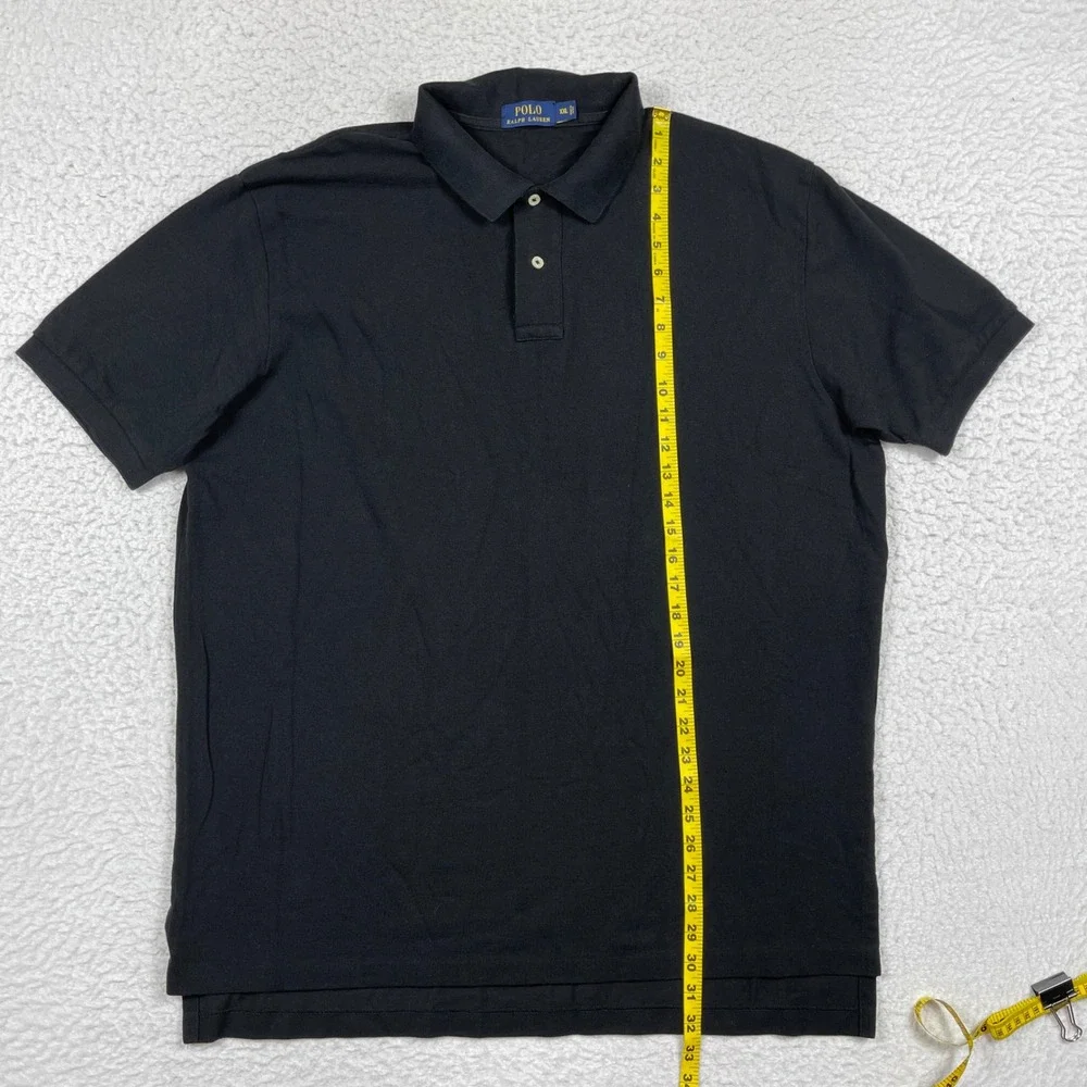Polo Ralph Lauren Polo Shirt Mens XXL Black Red Pony Classic Preppy Old Money